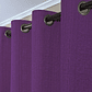 CORTINA DE TELA POLIESTER MORADO BAMBOO - Miniatura 1