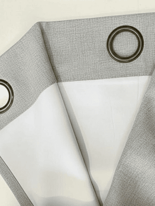 CORTINA ENGOMADA BLACK OUT GRIS CLARO