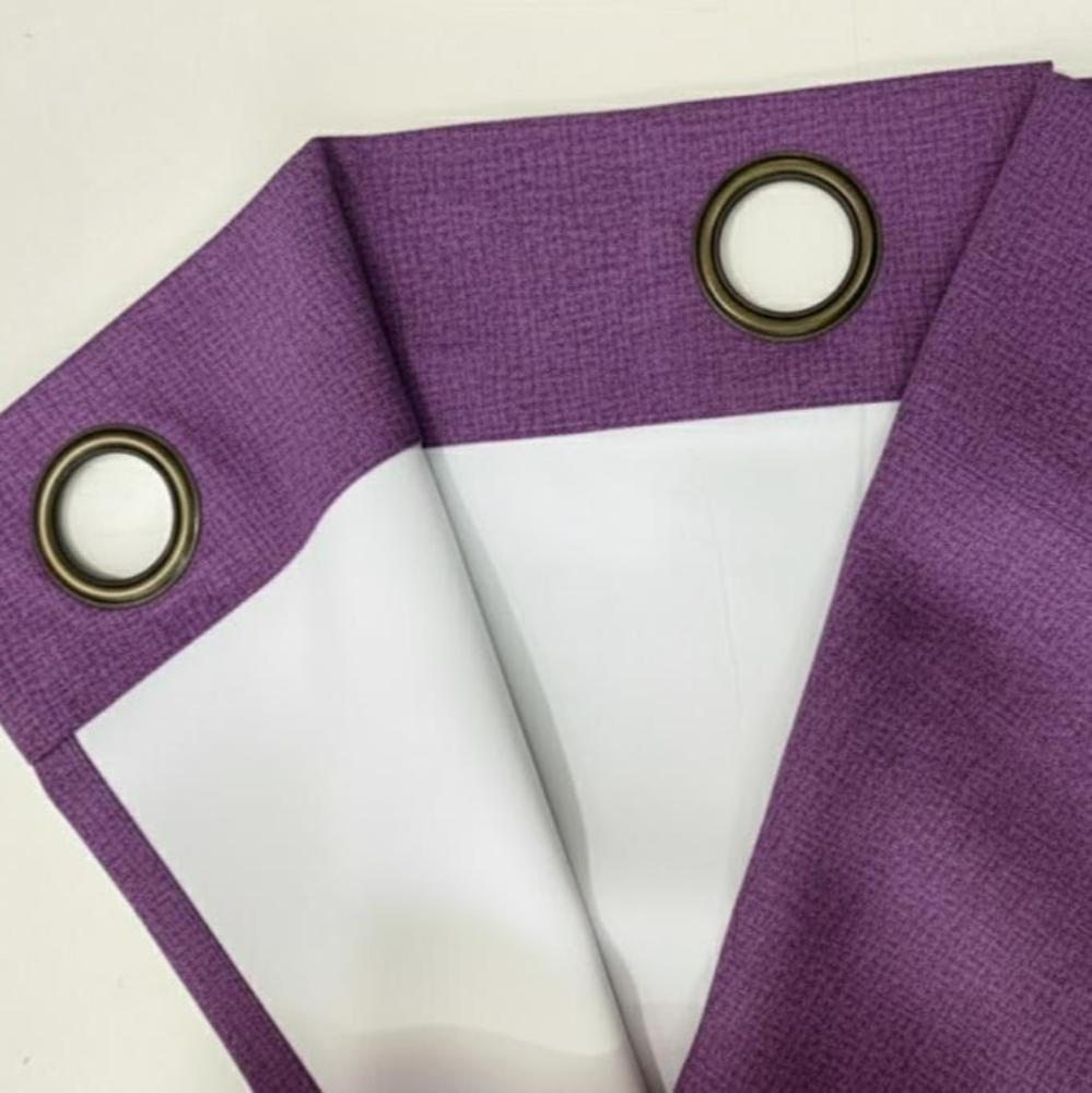 CORTINA ENGOMADA BLACK OUT MORADO 1