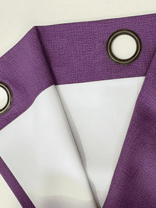 CORTINA ENGOMADA BLACK OUT MORADO