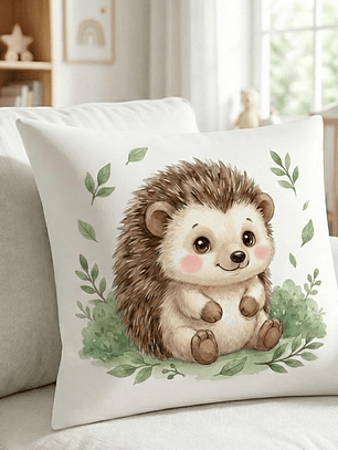 FUNDA DE COJIN INFANTIL PUERCOESPIN