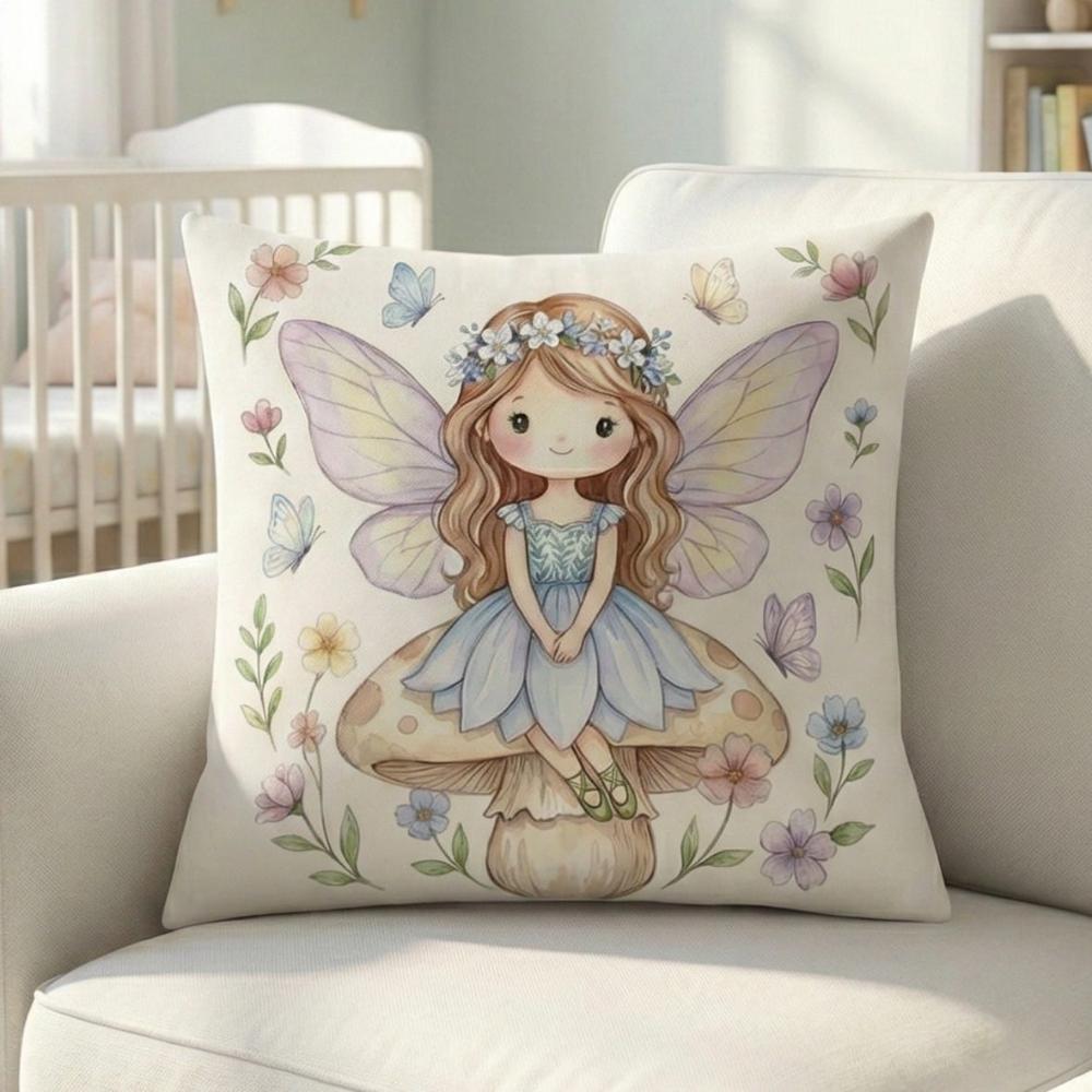 FUNDA DE COJIN INFANTIL HADITA CON FLORES 1