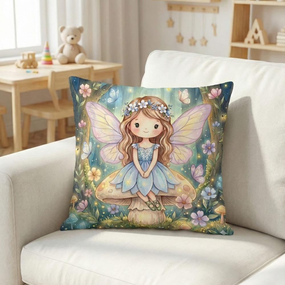 FUNDA DE COJIN INFANTIL HADITA BOSQUE MAGICO 1