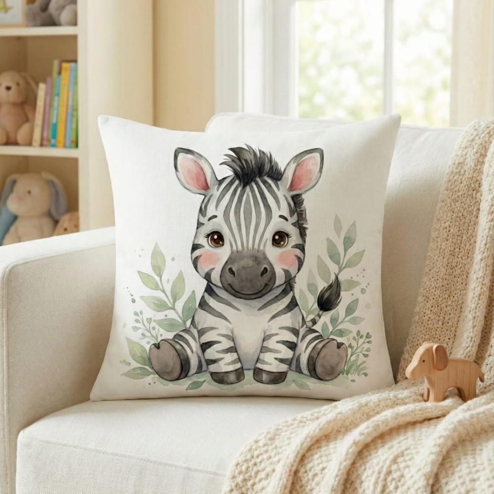 FUNDA DE COJIN INFANTIL CEBRITA 1