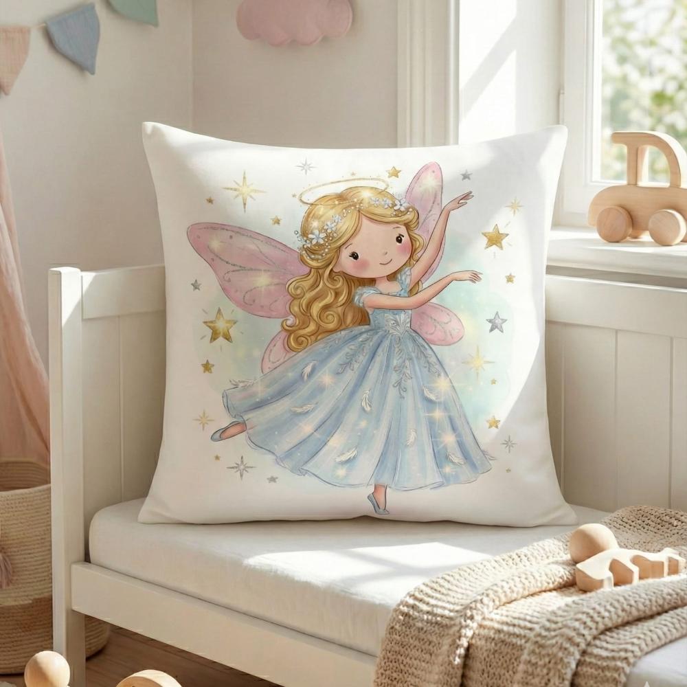 FUNDA DE COJIN INFANTIL HADA BAILARINA 1
