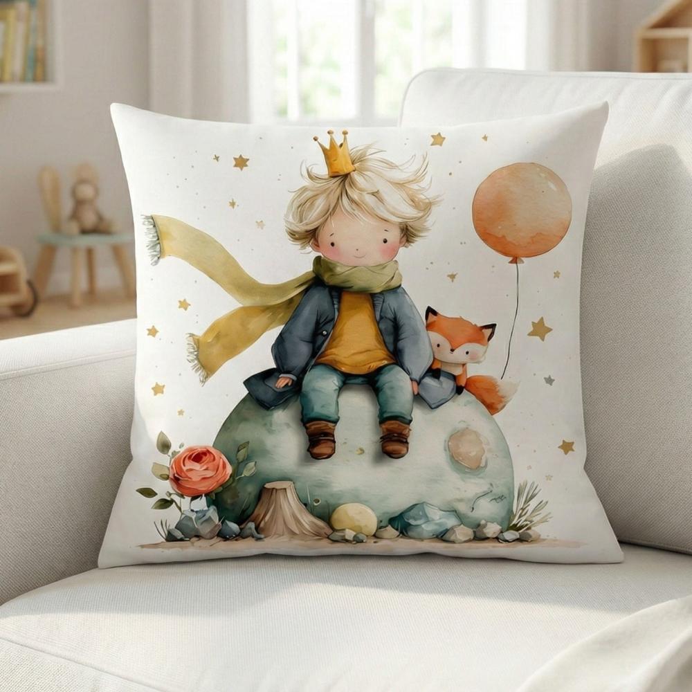 FUNDA DE COJIN INFANTIL PRINCIPITO GLOBO 1