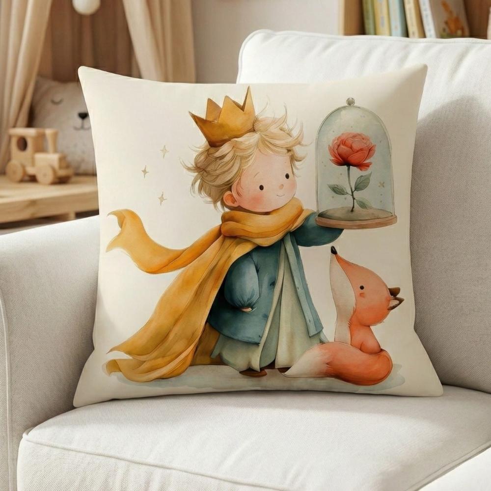 FUNDA DE COJIN INFANTIL PRINCIPITO ROSA 1