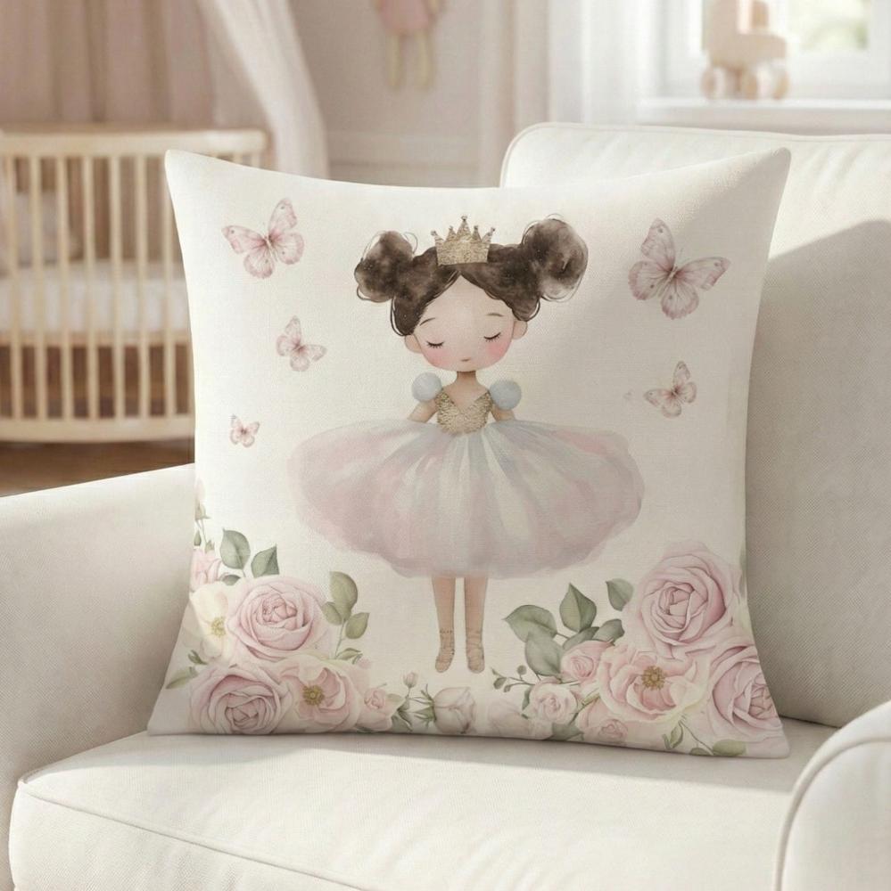 FUNDA DE COJIN INFANTIL BAILARINA REINA 1