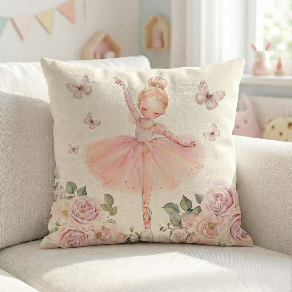 FUNDA DE COJIN INFANTIL DANZANDO 1