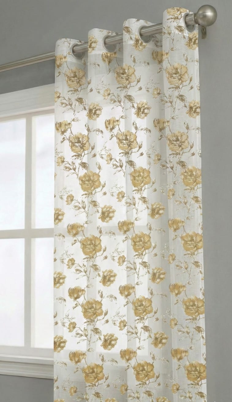 VISILLO ESTAMPADO FLORES AMARILLAS 1