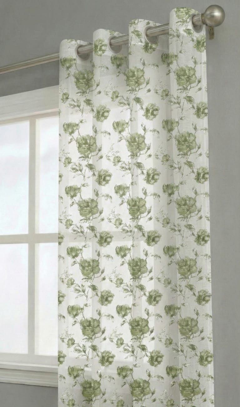 VISILLO ESTAMPADO FLORES VERDES 1