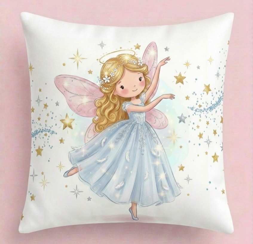 FUNDA DE COJIN INFANTIL HADA BAILARINA 2