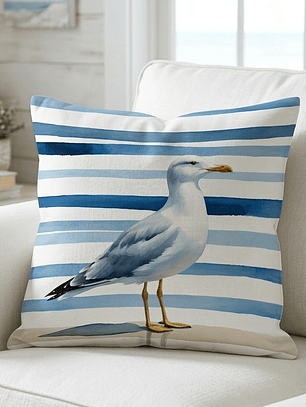 FUNDA DE COJIN GAVIOTA 