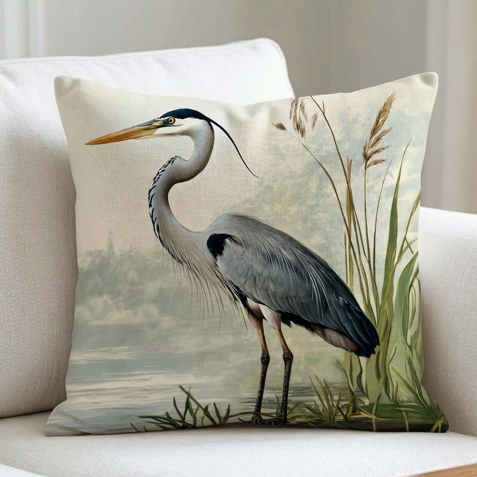 FUNDA DE COJIN AVE GRIS 1