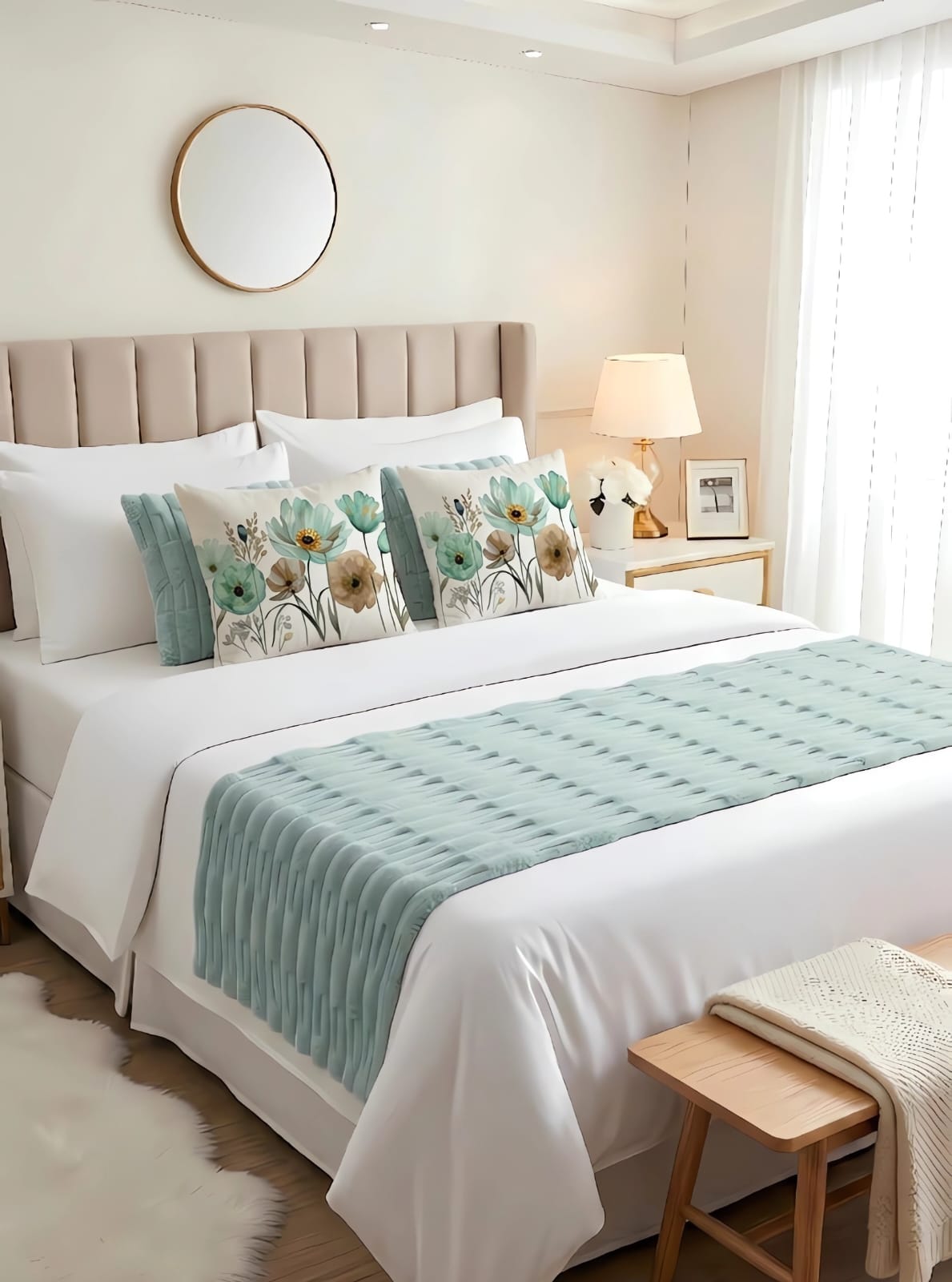 PIECERA SOFT CON 4 FUNDAS DE COJINES 10 1