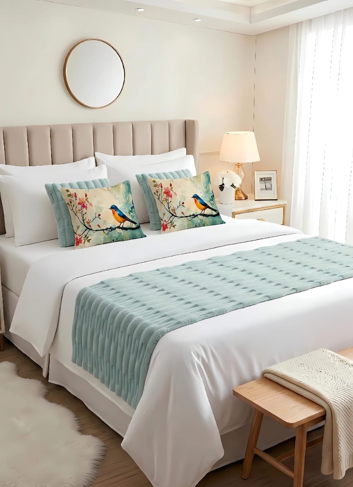 PIECERA SOFT CON 4 FUNDAS DE COJINES 12 1