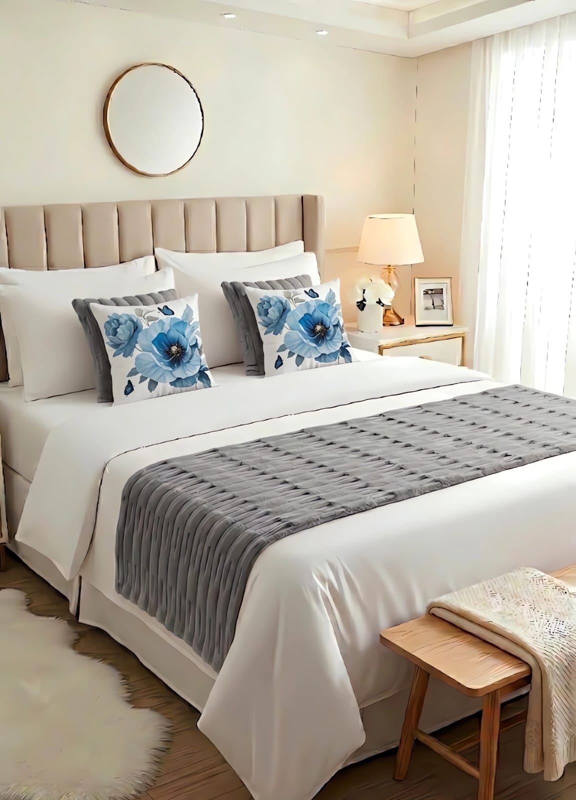 PIECERA SOFT CON 4 FUNDAS DE COJINES 17 1