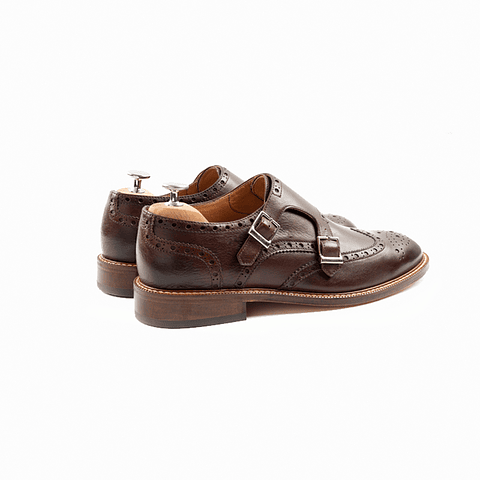 Wilde Double Monkstrap Marrón