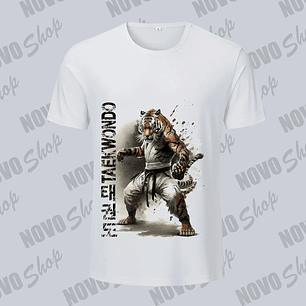 POLERA DRYFIT MICROPERFORADA TAEKWONDO TIGRE