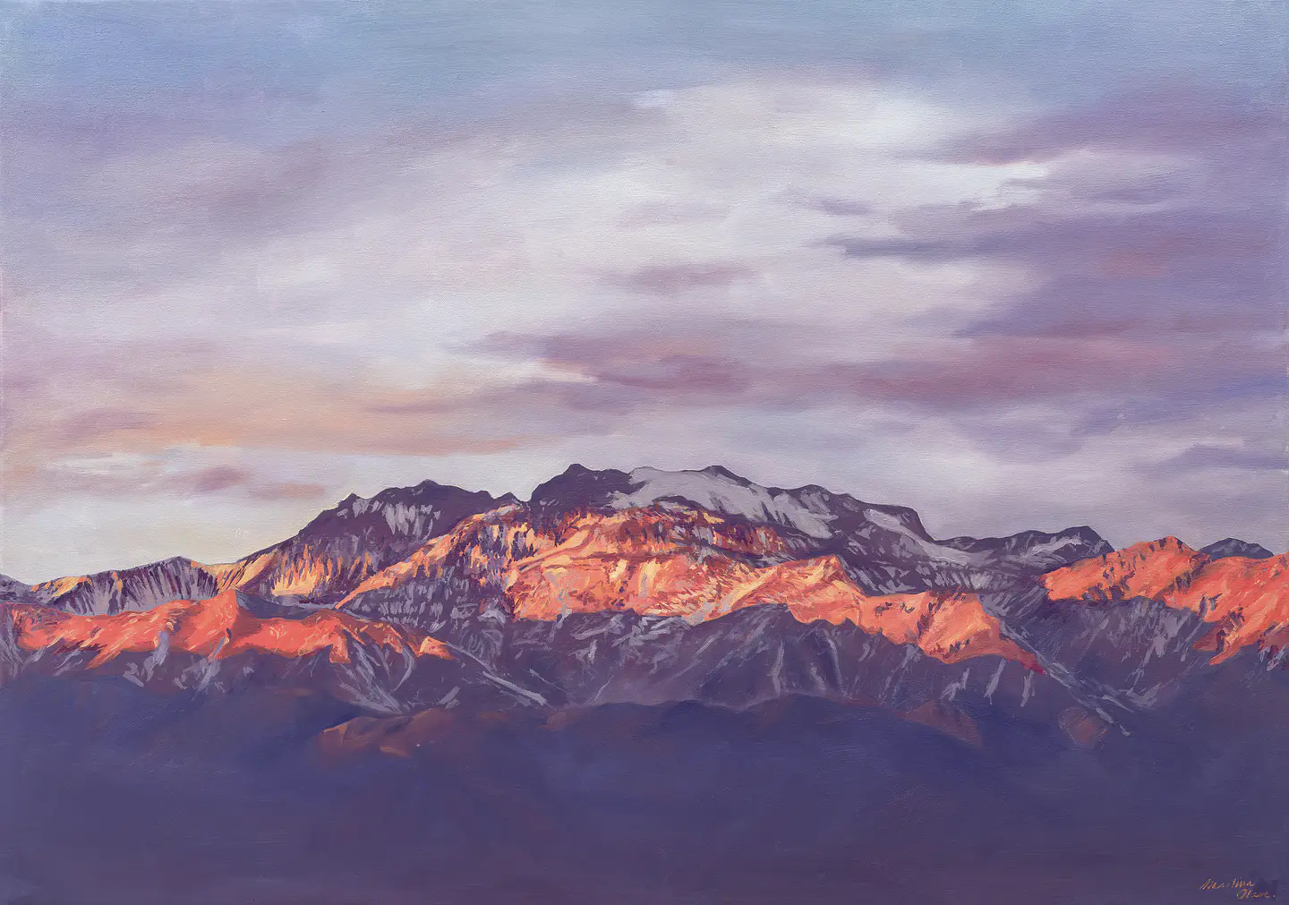 El atardecer 1