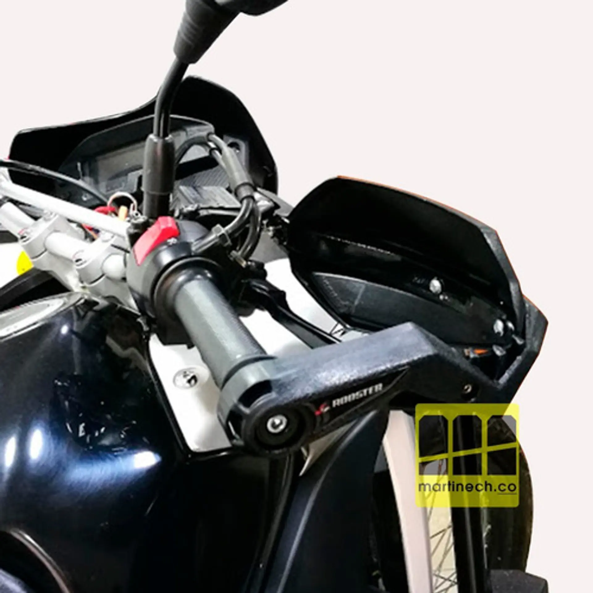 Hand Saver Moto Cortavientos Touring Alma Metálica Premium 4