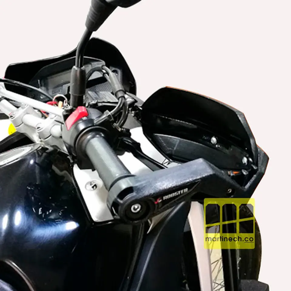 Hand Saver Moto Cortavientos Touring Alma Metálica Premium 4