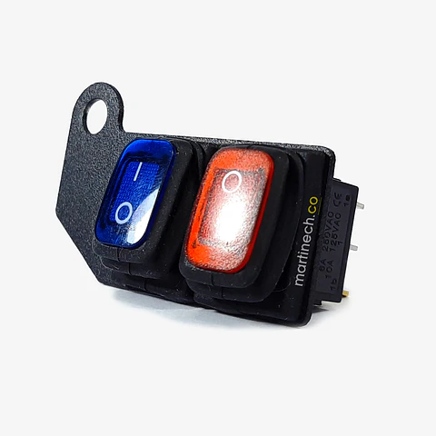Switch Interruptor Impermeable Testigo Piloto Led On/off X2