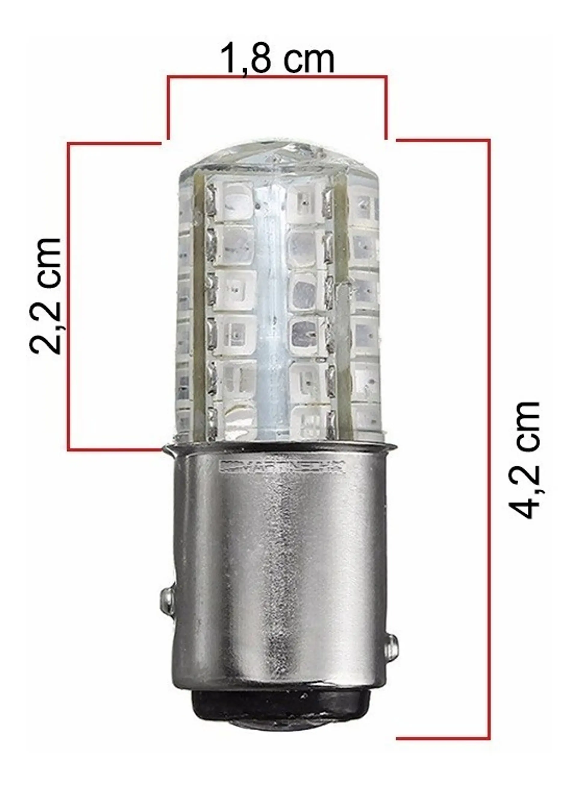 Bombillo Led Stop Siliconado Fijo Y Strober Alta Intensidad 3
