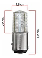 Bombillo Led Stop Siliconado Fijo Y Strober Alta Intensidad - Miniatura 3