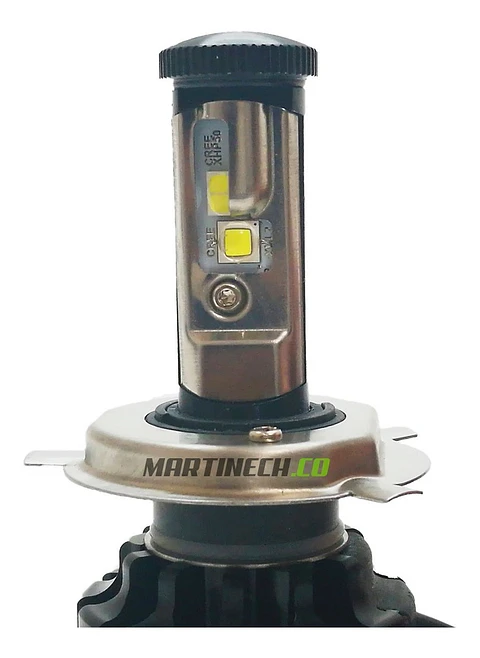 Bombillo Led Cree Moto Carro 6450 Lúmenes H4 Luz Blanca 50w
