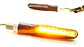 Direccionales Led Moto Ambar Brillante Kit X 2 Tipo Rizoma - thumbnail 1