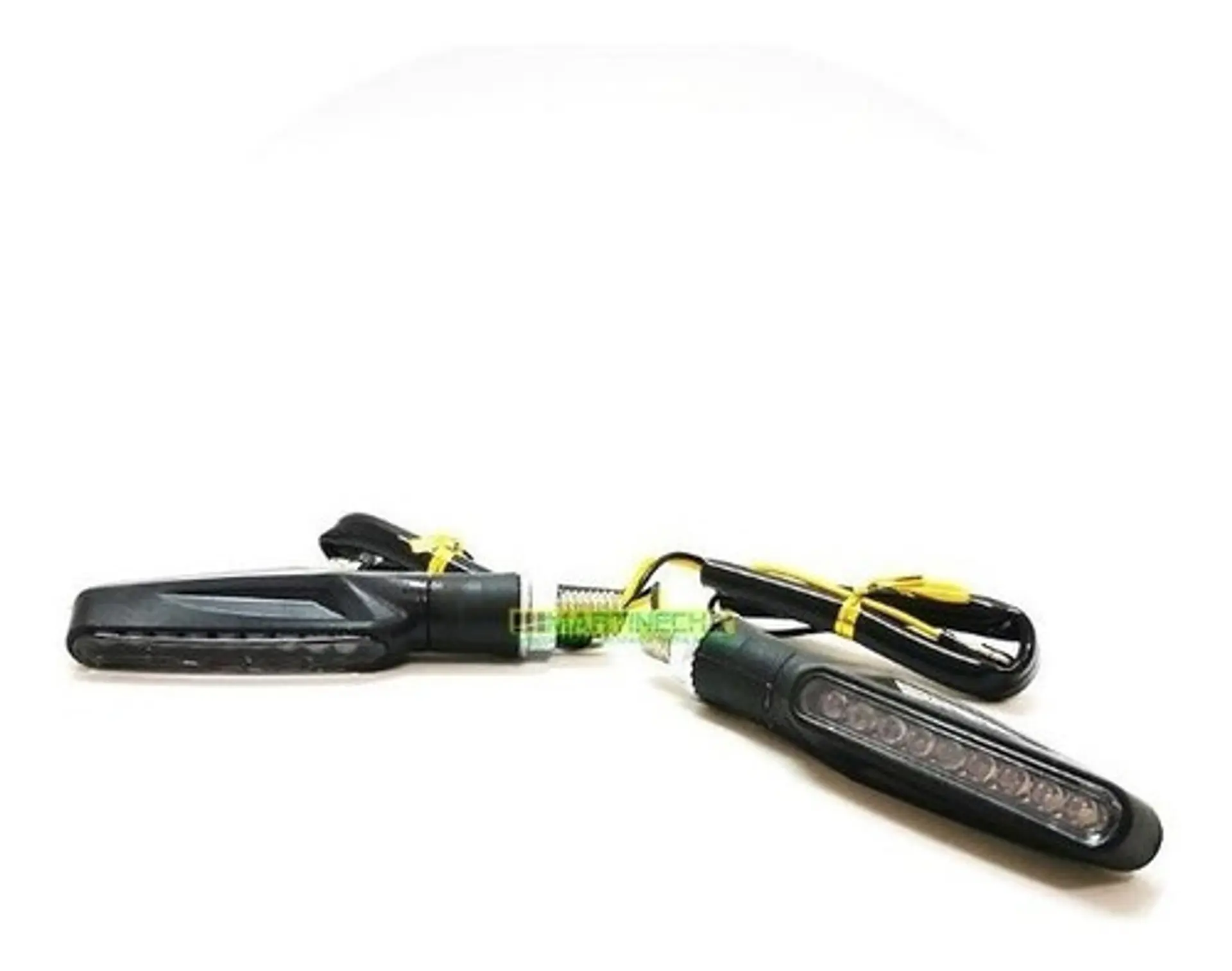 Direccionales Led Moto Ambar Brillante Kit X 2 Tipo Rizoma 4
