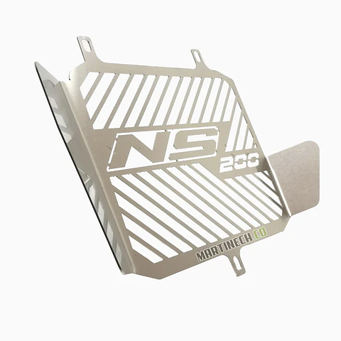 Pulsar Ns 200 Protector Radiador Acero Satin Ventilación Max