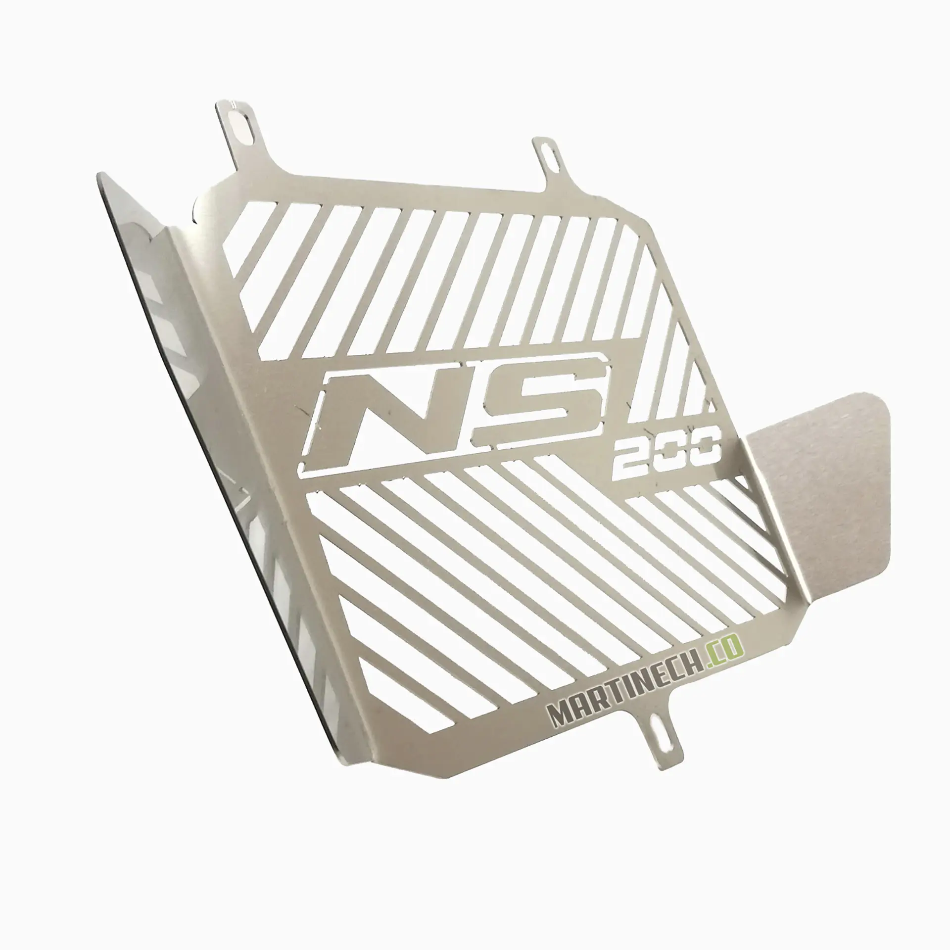 Pulsar Ns 200 Protector Radiador Acero Satin Ventilación Max 2