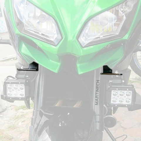 Soporte De Exploradoras Led Versys 650 Para Modelo 2007-2010