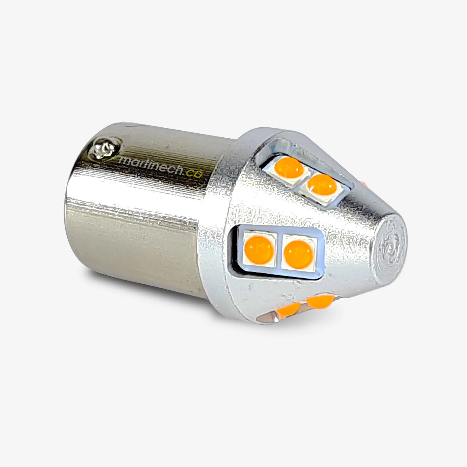 Bombillo Led Luz Direccional Ambar Amarillo Alta Intensidad Pata Rotada 1