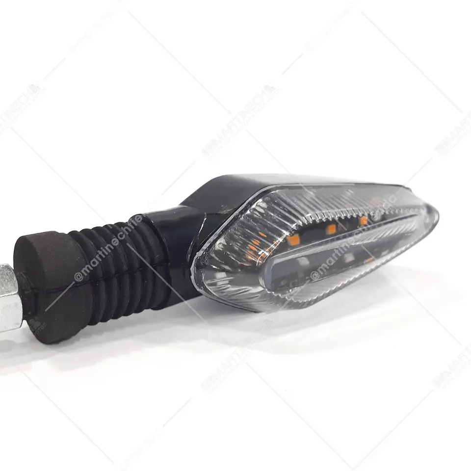 Direccionales Led Moto Ambar Brillante Kit X 4 Tipo Rizoma 5