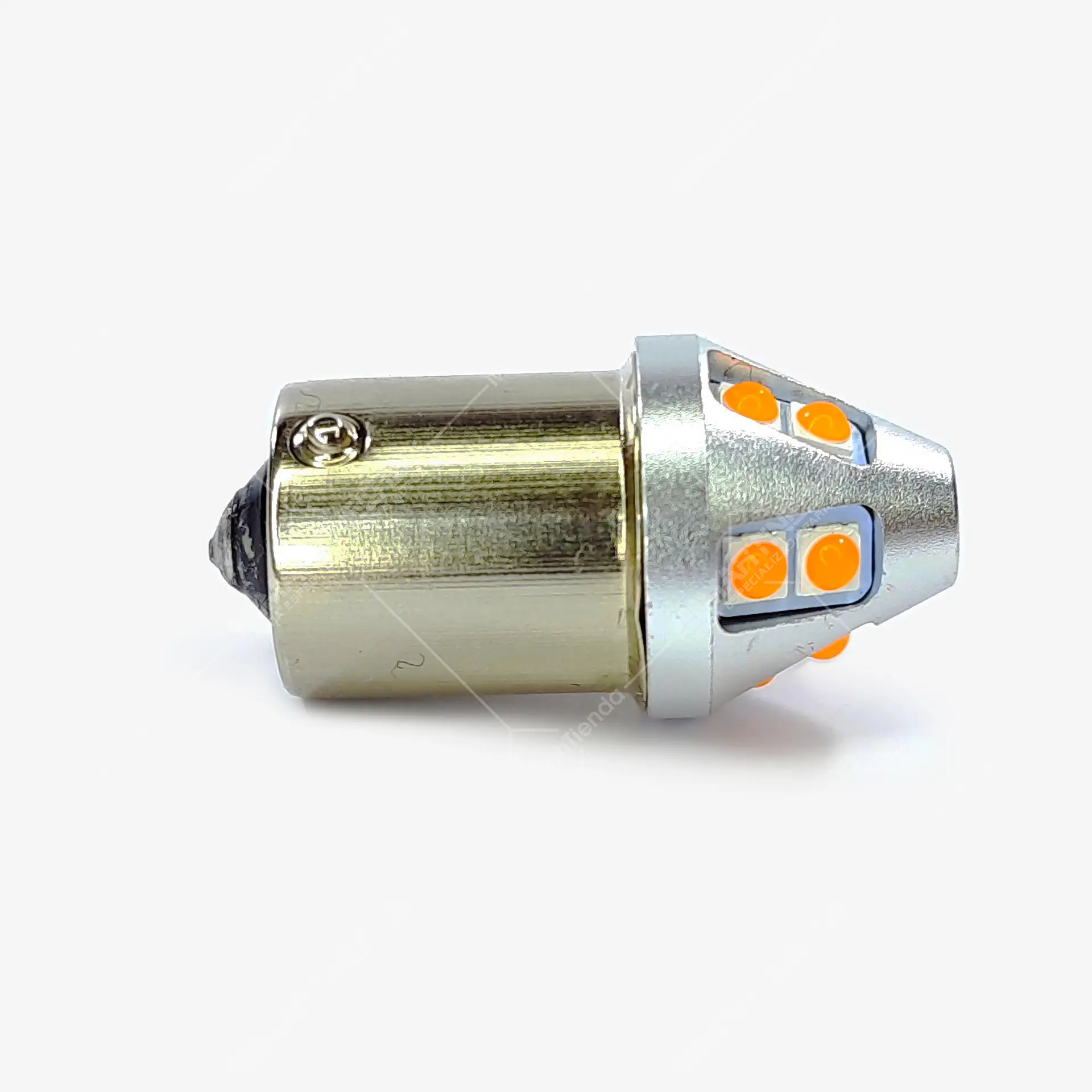 Bombillo Led Luz Direccional Ambar Amarillo Alta Intensidad Pata Rotada 3