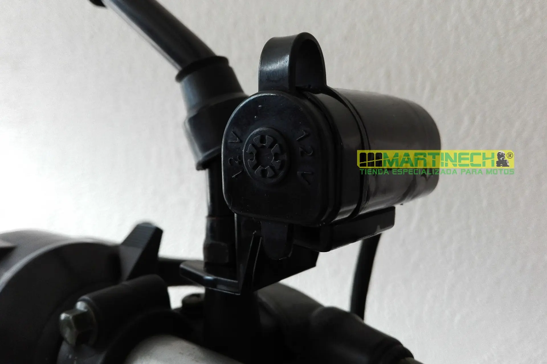 Cargador Moto Gps O Celular Doble Puerto Usb +soporte Espejo 3