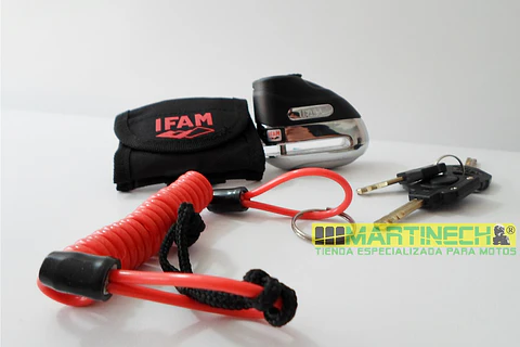 Candado Moto Freno De Disco Ifam Road 75 + Obsequios