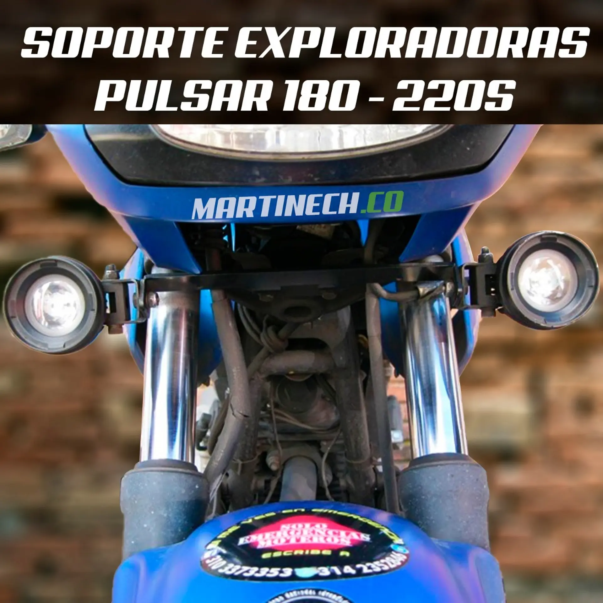Soporte Para Exploradoras Led Pulsar 180 Pulsar 220s Acero 4