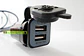 Cargador Moto Gps O Celular Doble Puerto Usb +soporte Espejo - Miniatura 6