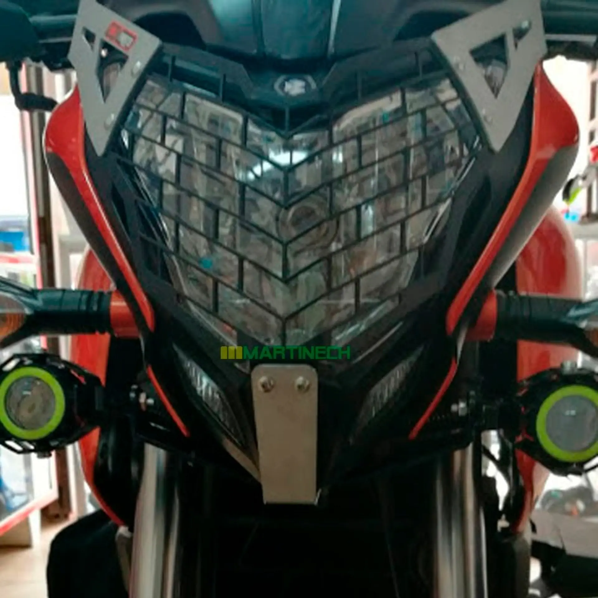Soporte Base Para Exploradoras Led Pulsar Ns 200 En Acero 6
