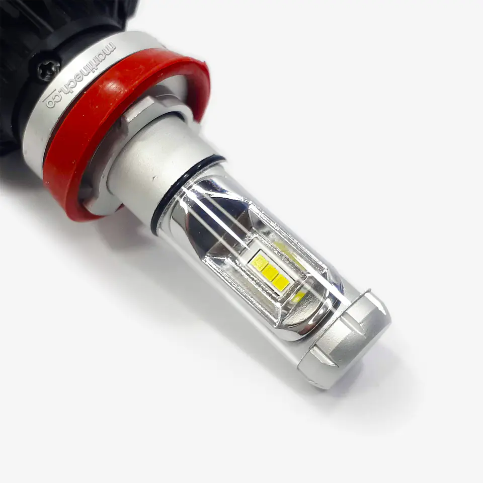 Kit Bombillos Led H11 Moto O Carro 50w Luz Blanca 6000k 1
