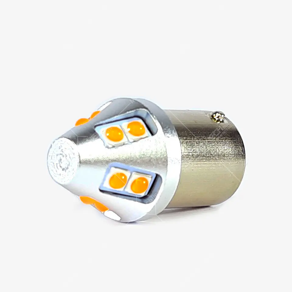 Bombillo Led Luz Direccional Ambar Amarillo Alta Intensidad Pata Rotada 7