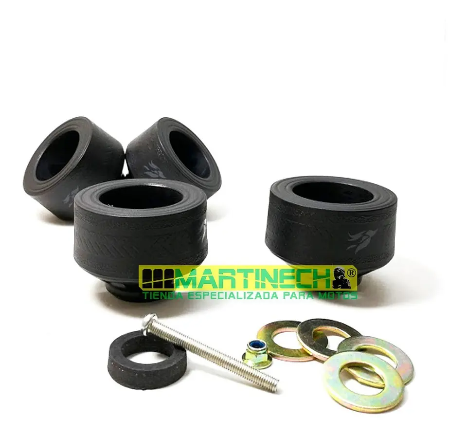 Slider Spools Dominar 400 Eje Llantas Delantero Y Trasero X4 6
