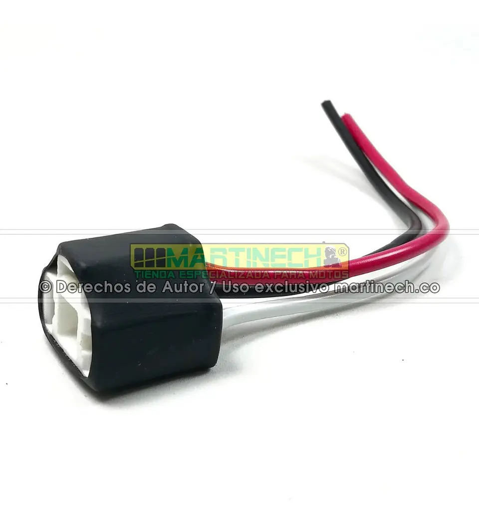 Socket Conector H4 Para Carro O Moto Altas Y Bajas Ceramica 6