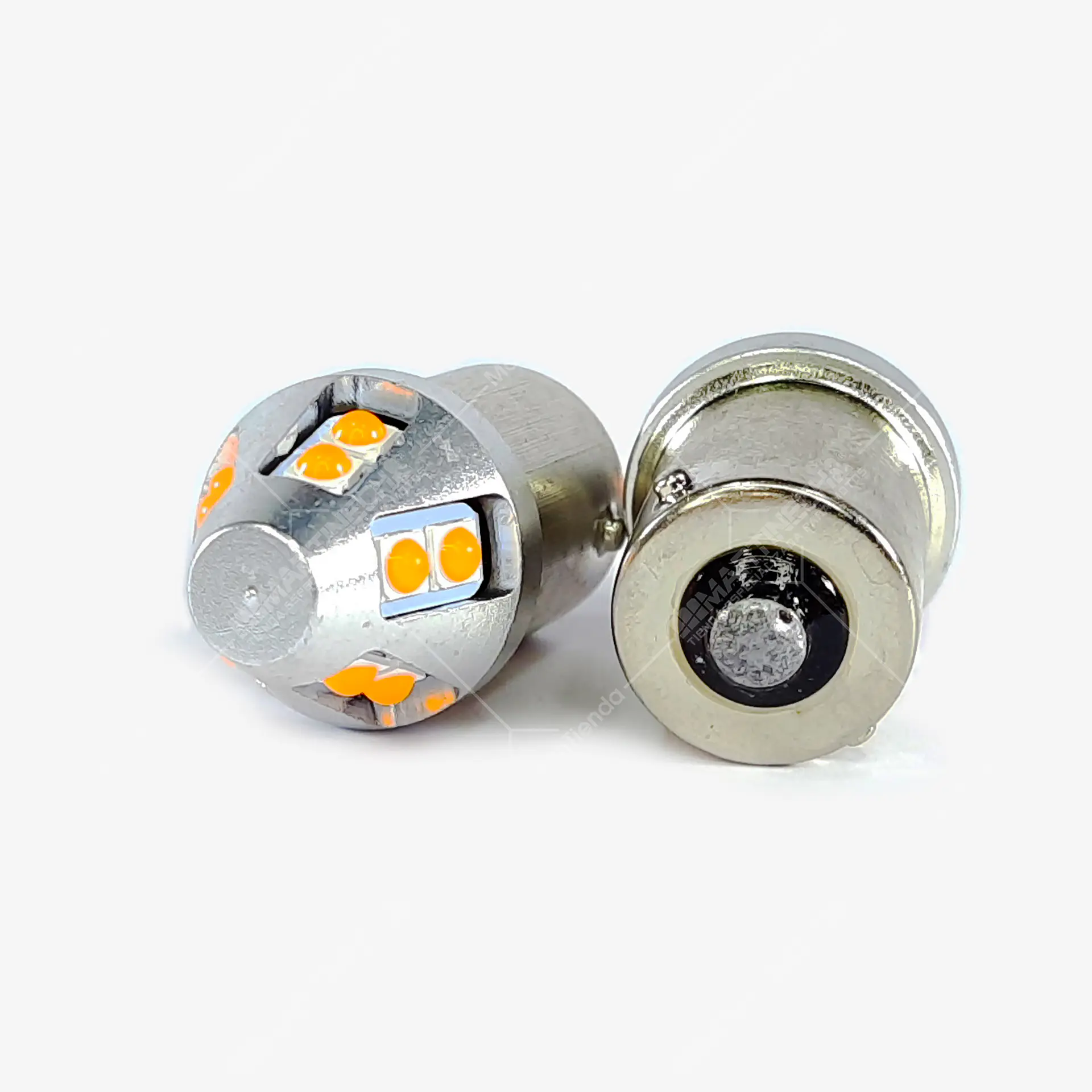 Bombillo Led Luz Direccional Ambar Amarillo Alta Intensidad Pata Recta 10