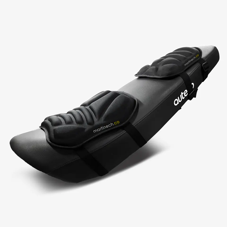 Cojín Para Moto Viaje Memory Foam Kit X 2 Comfort Seat 1