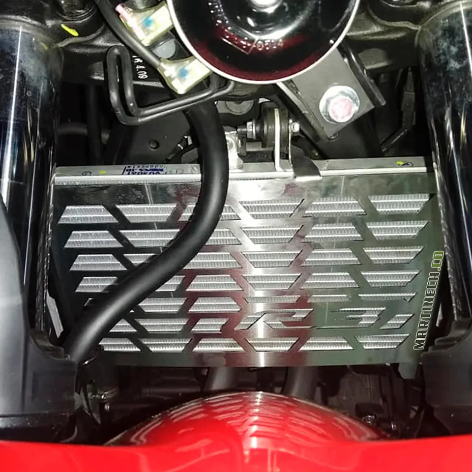 Yamaha R3 Protector Radiador Acero Inox Optima Ventilación 3